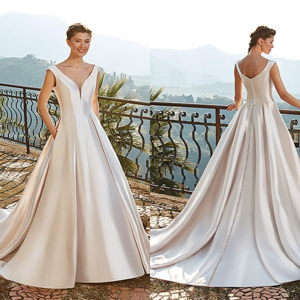 Eddy K Bridal EK1283 Almond Skin Cream Color Size 14 Wedding Gown